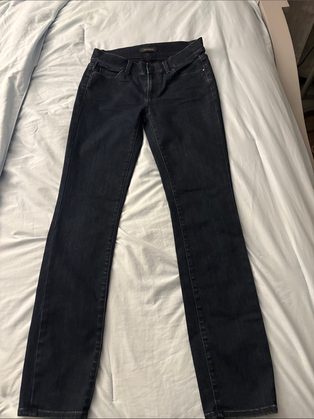 Ann Taylor Slim Skinny Jeans in Dark Indigo